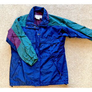 Vintage Columbia Womens Ski Jacket Medium Purple Blue